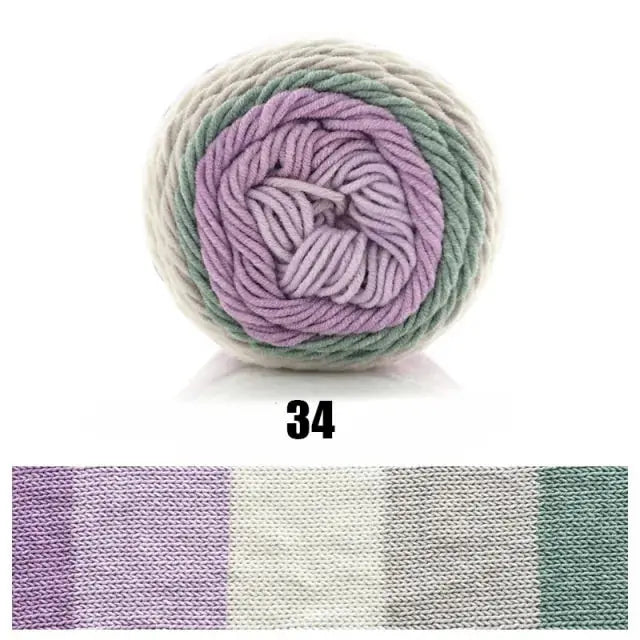 100g Rainbow Dyed Yarn