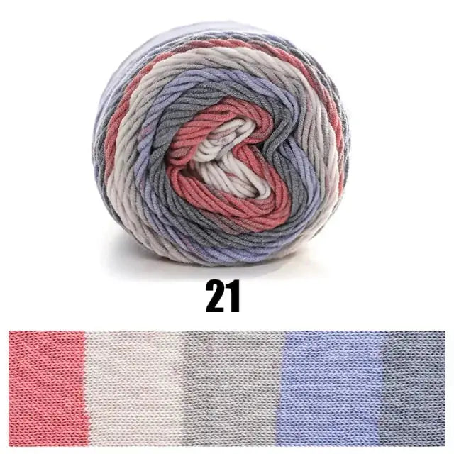 100g Rainbow Dyed Yarn