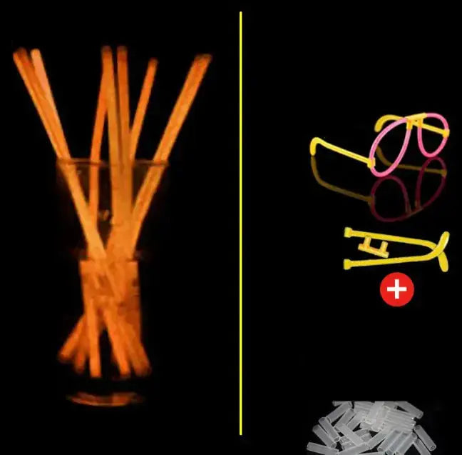 100pcs Bright Dance Glow Sticks
