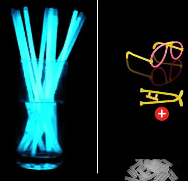 100pcs Bright Dance Glow Sticks
