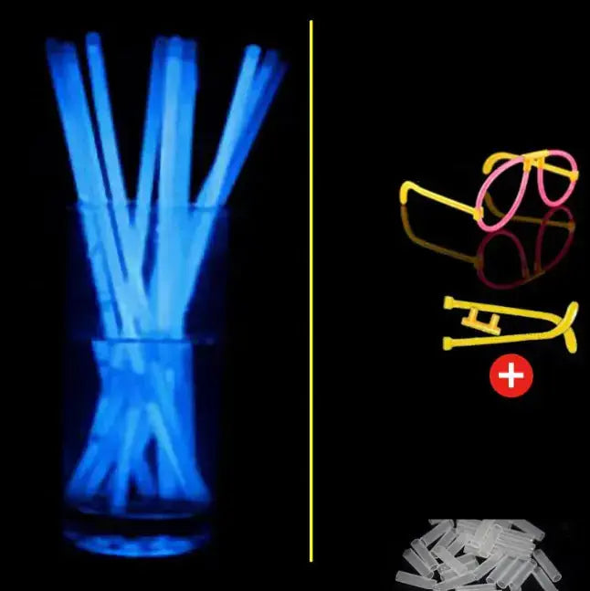 100pcs Bright Dance Glow Sticks