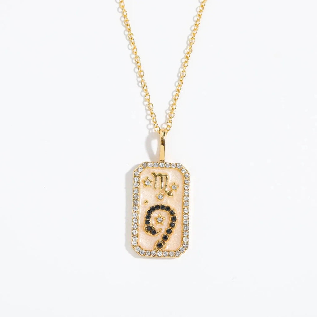 12 Constellation Zodiac Sign Necklace