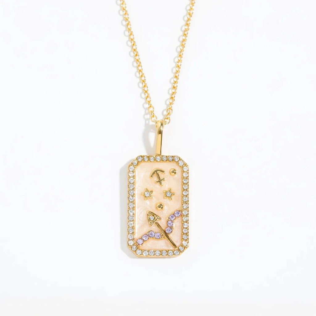 12 Constellation Zodiac Sign Necklace