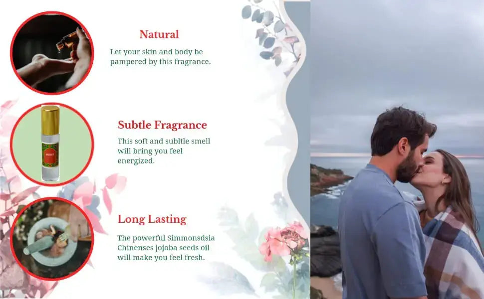 Nemat International Amber Perfume Oil Roll-On | Alcohol Free Perfumes for Women and Men