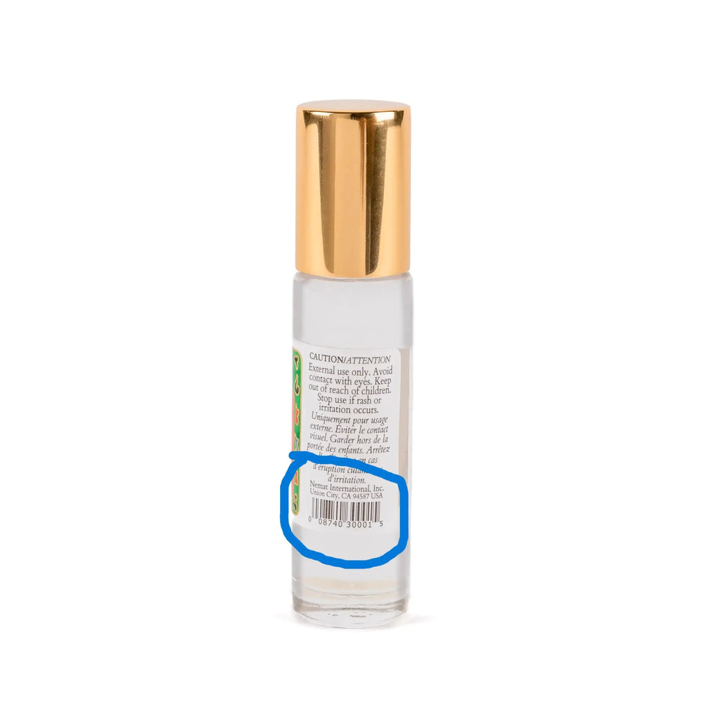 Nemat International Amber Perfume Oil Roll-On | Alcohol Free Perfumes for Women and Men