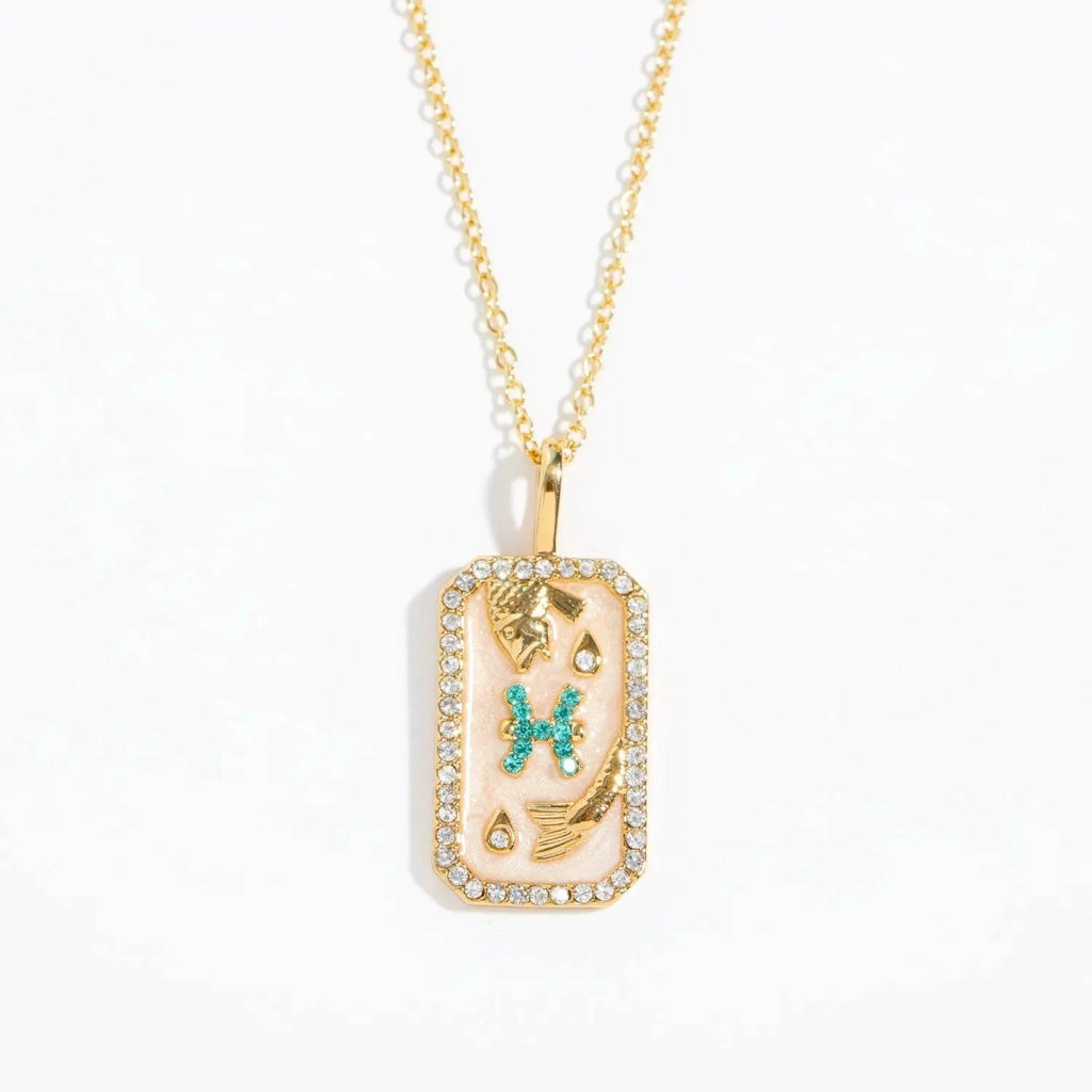 12 Constellation Zodiac Sign Necklace
