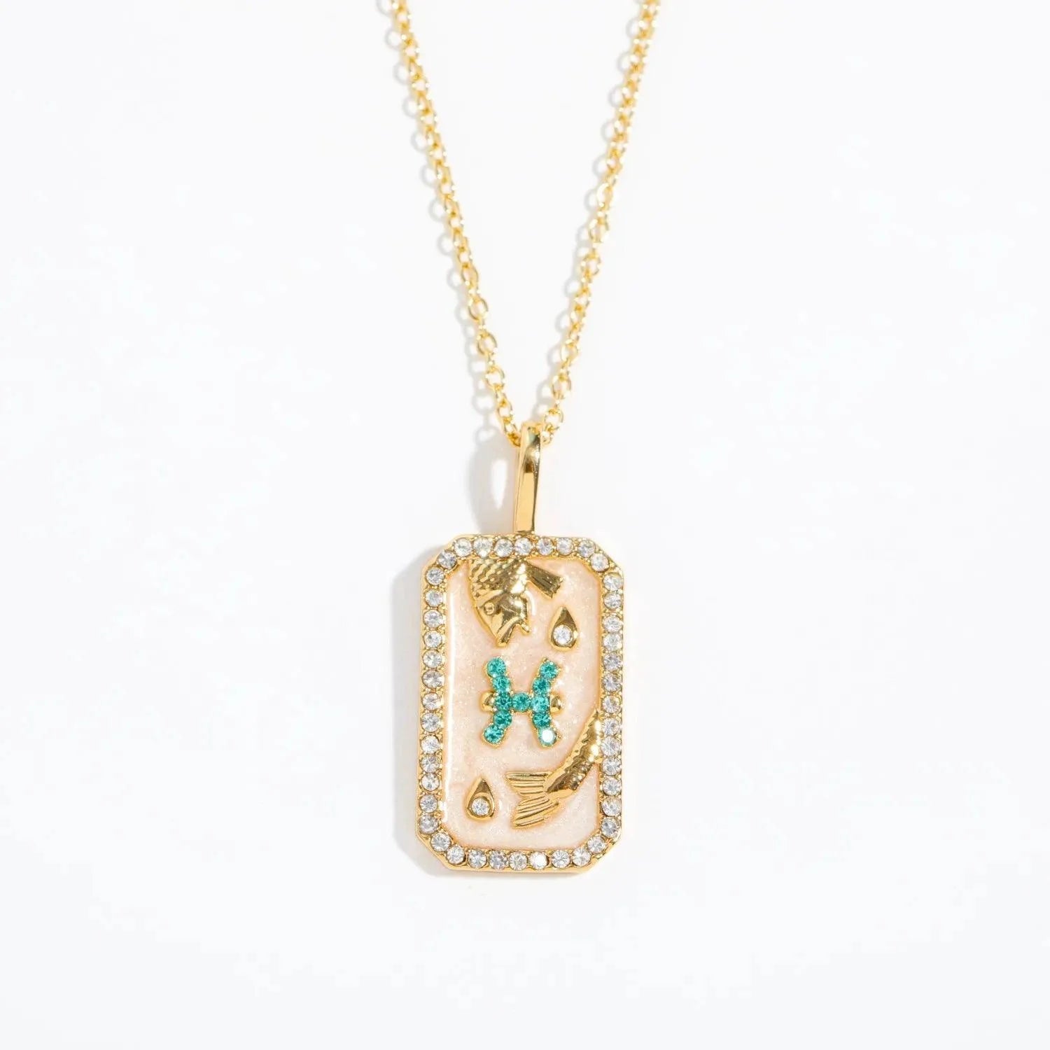 12 Constellation Zodiac Sign Necklace